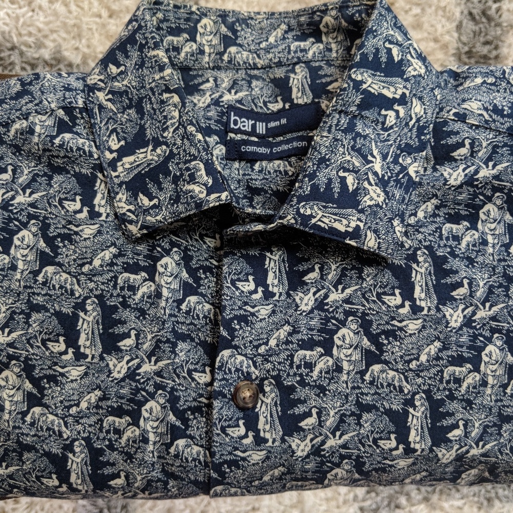 Men's S Bar III Printed Shirt